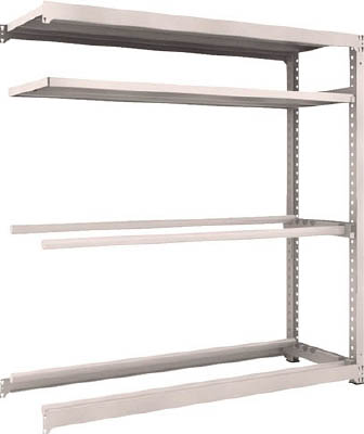 ＴＲＵＳＣＯ　Ｍ３型中量棚　１８００Ｘ５７１ＸＨ１８００　２段＋タイヤ２段　連結＿