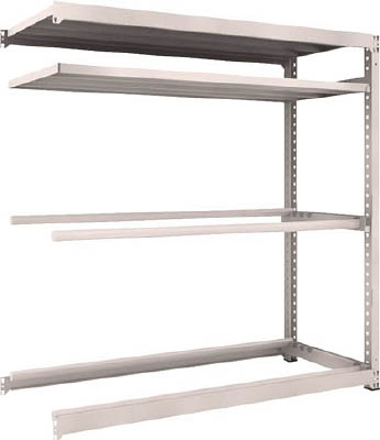 ＴＲＵＳＣＯ　Ｍ３型中量棚　１８００Ｘ７２１ＸＨ１８００　２段＋タイヤ２段　連結＿