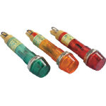 サカズメ　防水・防滴（ＩＰ６５）超高輝度ＬＥＤ表示灯ＤＵＬ－８Ｈ－ＩＰ　緑ファイ８＿