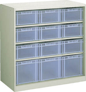 ＴＲＵＳＣＯ　バンラックケースＣＦ型　Ｆ－２ＴＭＸ９個Ｆ－３ＴＭＸ３個付＿