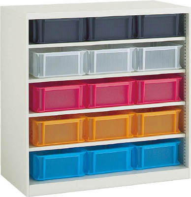 ＴＲＵＳＣＯ　バンラックケースＣＦ型　ＴＳＫ－９１０Ｘ各色３個付＿