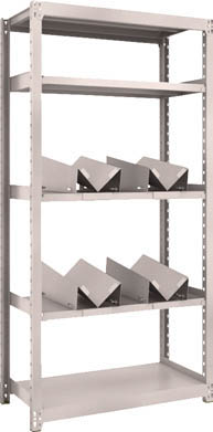 ＴＲＵＳＣＯ　Ｍ２型軽中量棚　１１６０Ｘ４５０ＸＨ１８００　缶受Ｘ６付＿