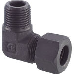 フジトク　ハーフエルボ　ファイ６×１／４　鋼管用　くい込み継手＿