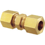 フジトク　黄銅製フレヤードユニオン　ファイ６　銅管用　くい込み継手＿