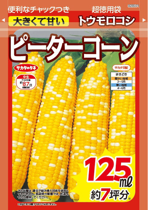 トウモロコシ種子　ピーターコーン　【超徳用】