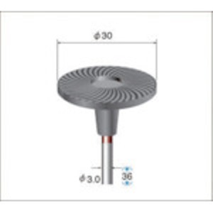 ナカニシ　軸付ゴム砥石ディスク　（１Ｐｋ（袋）＝５本入）＿