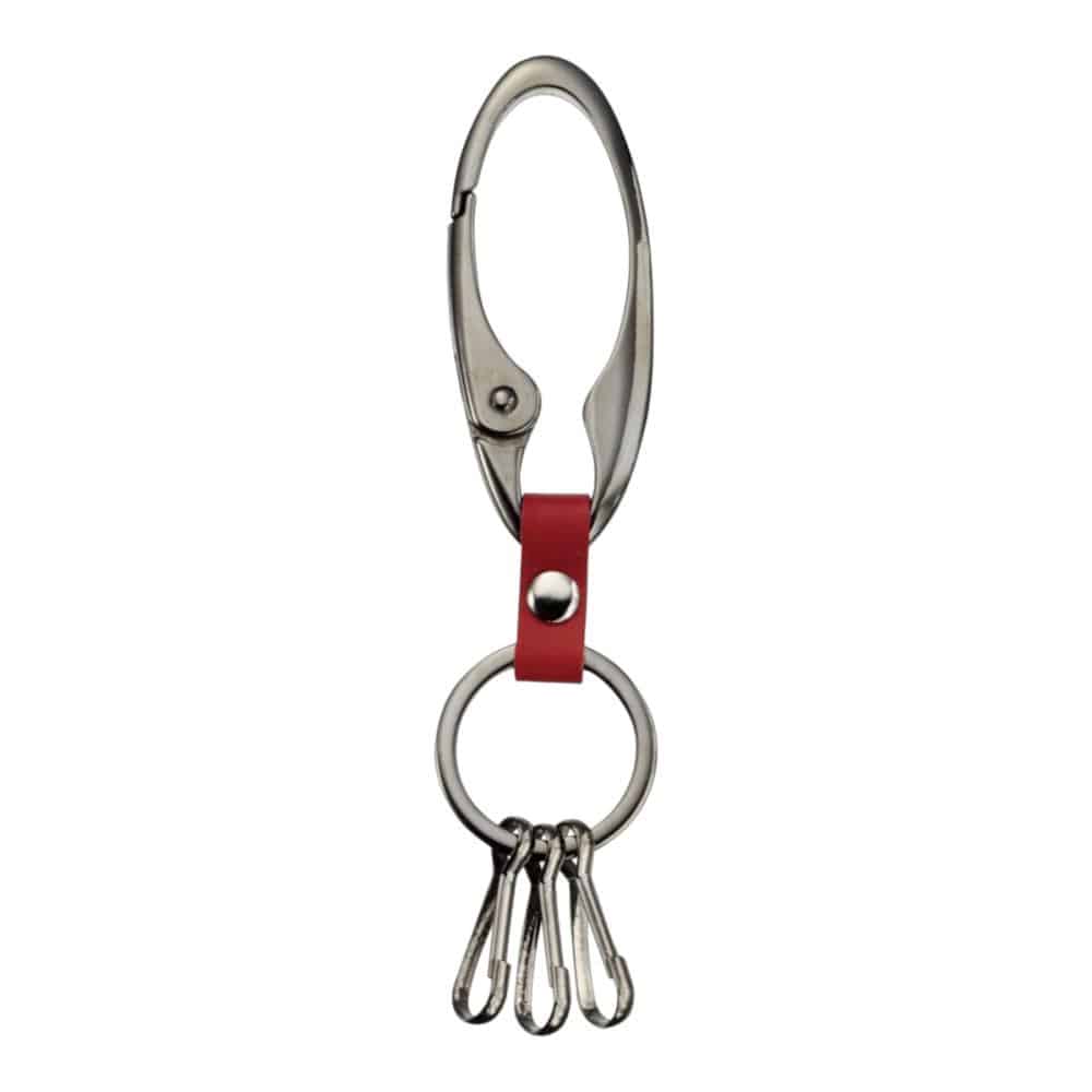 大一鋼業　カラビナキーホルダー　ブラックニッケル　ＣＫ－２