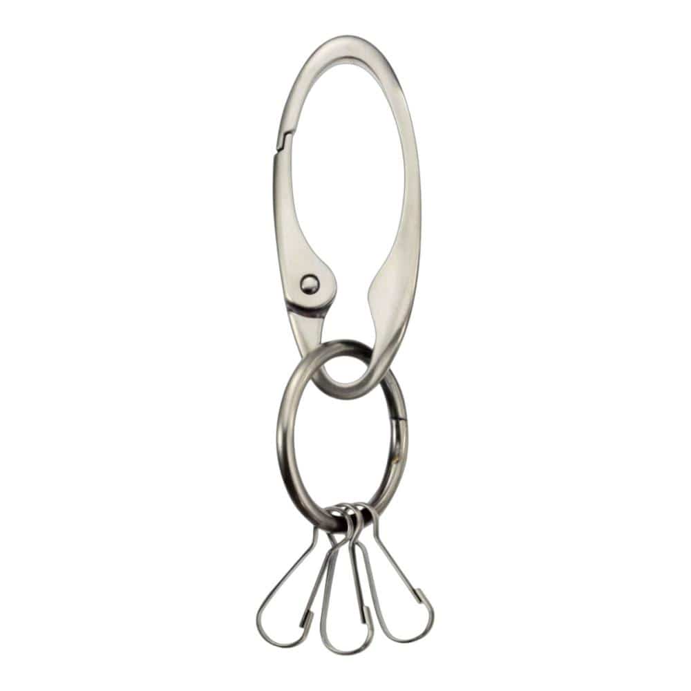 大一鋼業　カラビナキーホルダー　サテンシルバー　ＣＫ－３