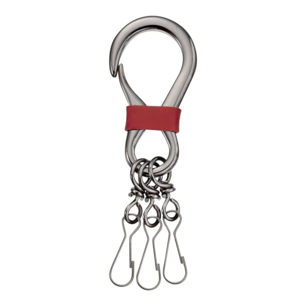 大一鋼業　カラビナキーホルダー　ブラックニッケル　ＣＫ－５