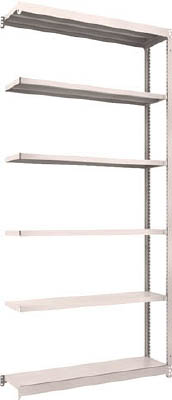 ＴＲＵＳＣＯ　Ｍ１．５型軽中量棚　１１６０Ｘ２９５Ｘ２４００　６段連結　ネオグレー＿