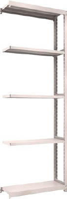 ＴＲＵＳＣＯ　Ｍ２型軽中量棚　８６０Ｘ３００ＸＨ２４００　５段　連結　ネオグレー＿