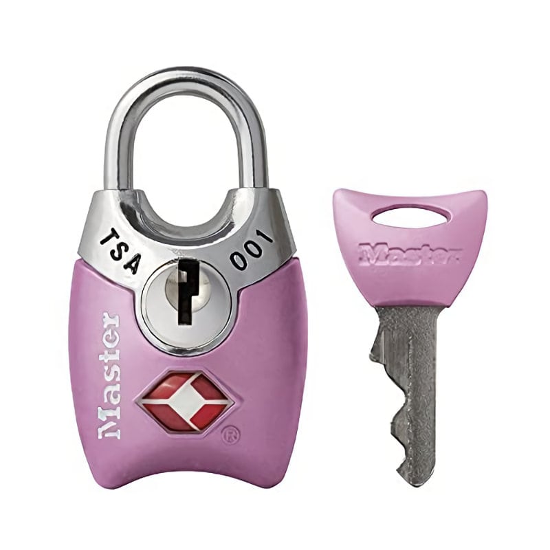 マスターロック　ＴＳＡシリンダー式南京錠　ピンク　４６８９ＪＡＤＰＮＫ