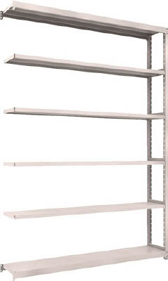 ＴＲＵＳＣＯ　Ｍ２型軽中量棚　１７６０Ｘ３００ＸＨ２４００　６段　連結　ネオグレー＿