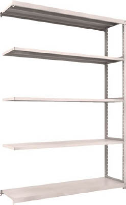 ＴＲＵＳＣＯ　Ｍ２型軽中量棚　１７６０Ｘ４５０ＸＨ２４００　５段　連結　ネオグレー＿