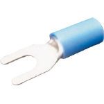 ＪＳＴ　ビニル絶縁付角先開形端子（ストレート形）　Ｖ２－Ｓ３Ａ　１００個入り＿