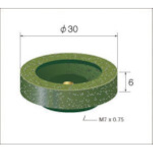 ナカニシ　カップゴム砥石　（１Ｐｋ（袋）＝１０個入）　＿