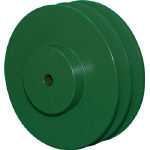 カネミツ　ＪＩＳ　Ｖプーリー呼び径１２５　Ｂ形２本掛　＿