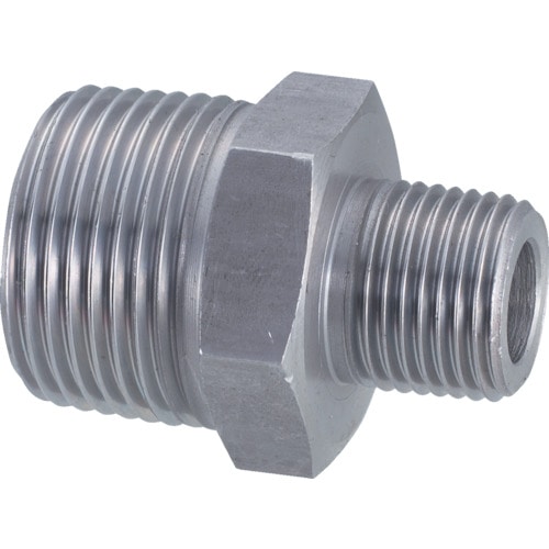 フジトク　径違い６角ニップル　異形　１０Ａ×８Ａ　炭素鋼＿