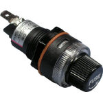 サカズメ　筒型ヒューズホルダー　通電時緑ネオン点灯　溶断時赤ネオン点灯＿