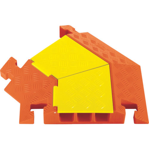 ＣＨＥＣＫＥＲＳ　ラインバッカー　ケーブルプロテクタ　重量型　電線３本　右曲＿