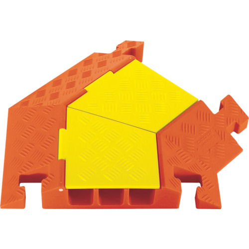 ＣＨＥＣＫＥＲＳ　ラインバッカー　ケーブルプロテクター　重量型　電線３本　左曲＿