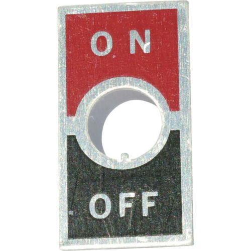 ＮＫＫスイッチズ　トグルスイッチ用ＯＮ－ＯＦＦ文字板　Ｍ６＿