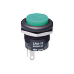 ＮＫＫスイッチズ　低背形押ボタンスイッチ　ＬＰ　ボタン緑　単極ＯＮ－（ＯＮ）＿