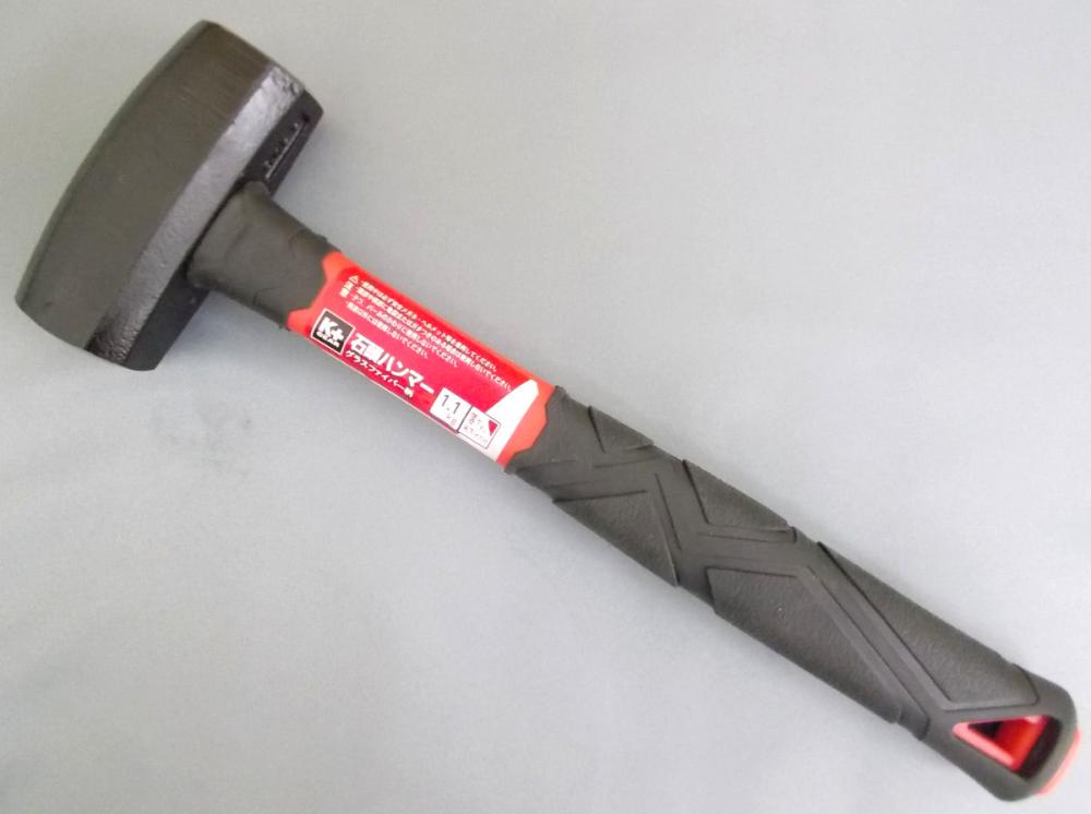 Ｋ＋グラス柄　石頭ハンマー　１．１ｋｇ　Ｋ－ＳＨ１１０