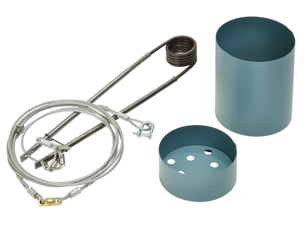 足くくり罠　イノシシ・シカ　ＮＯ６０５　ＩＳ－５（ワイヤー径４ｍｍ　筒径１２ｃｍ）