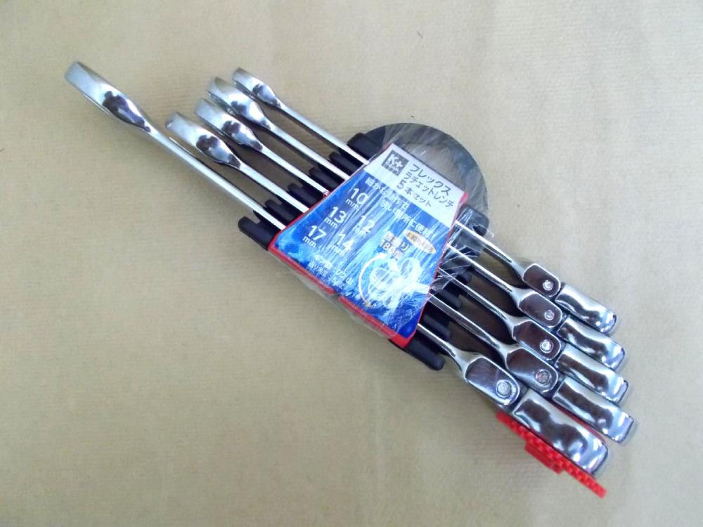 Ｋ＋フレックスラチェットレンチ５本セット