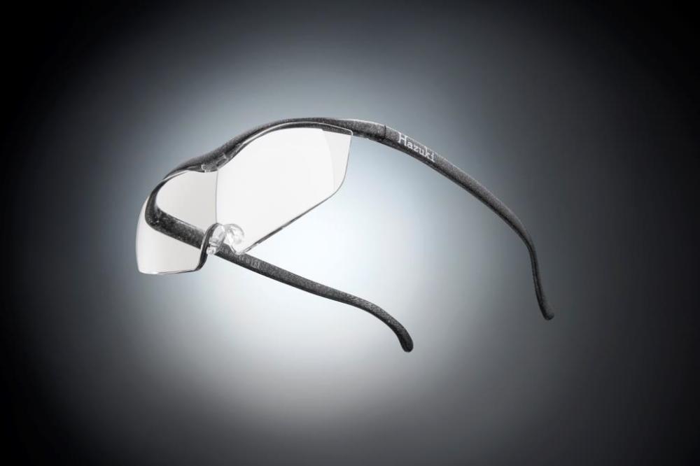 ハズキルーペ　ラージ　クリア　１．８５倍　グレー