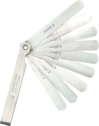 シンワ　シックネスゲージ　Ｂ　１００ＭＭ　９枚組