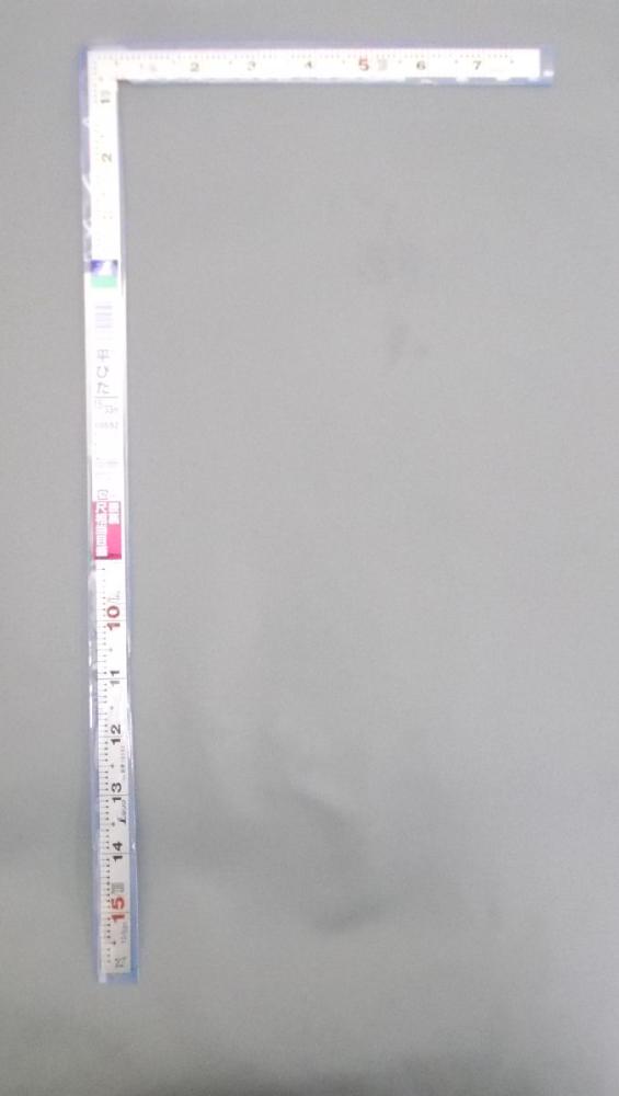 シンワ　曲尺　平ぴた　１尺５寸　１５／３３ｍ　表裏尺相当