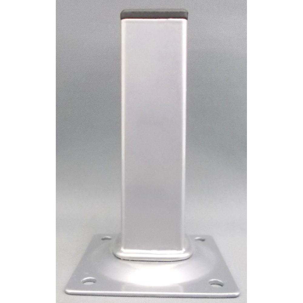 スマートレグ角脚　１００ｍｍシルバー