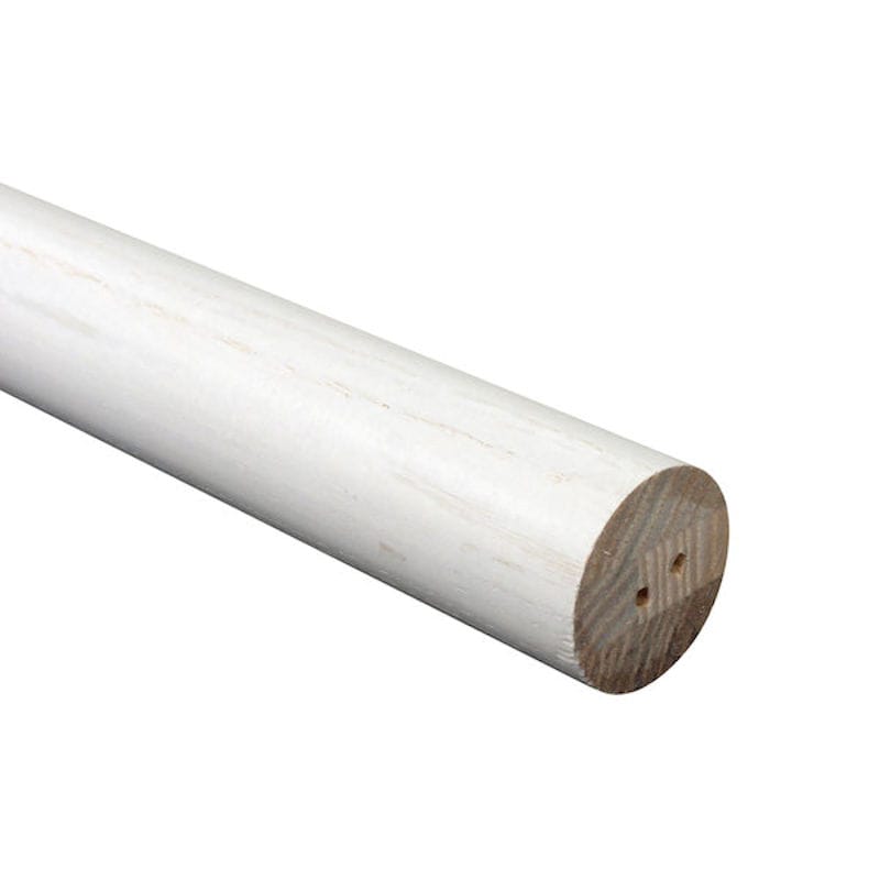 和気産業　ぬくもり手すり　３２　丸棒　１０００ｍｍ　ホワイト