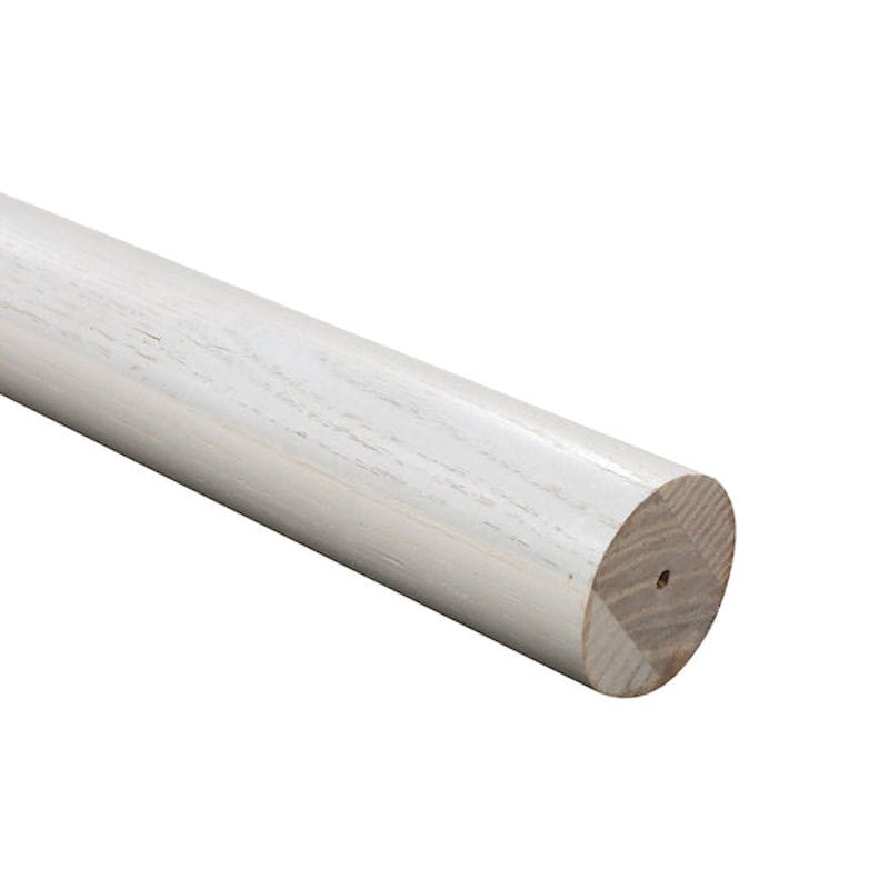 和気産業　ぬくもり手すり　３５　丸棒　１０００ｍｍ　ホワイト