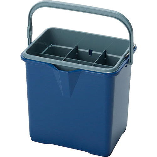テラモト　仕切付きバケツ２ブルー＿