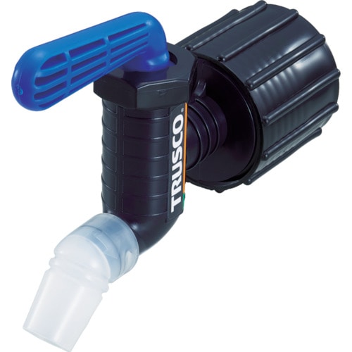 ＴＲＵＳＣＯ　樹脂製給油コック　キューちゃん　口径５０　フッ素ゴム　青＿