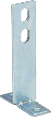 ＴＲＵＳＣＯ　パイプ用支持金具　プレスＴ字脚　高さ１２５ＬＸ厚み３．２　２穴＿