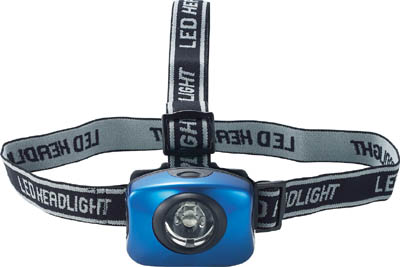 ＴＲＵＳＣＯ　アルミ強力ＬＥＤヘッドライト（ブルー）＿