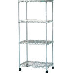 ＩＲＩＳ　スチールラック　メタルミニ（キャスター付）５５０×３５０×１２６０＿