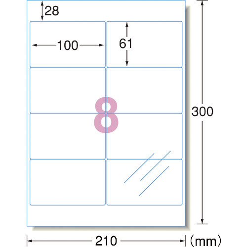 ３Ｍ　エーワン　透明保護フィルム　１００×６１ｍｍ　（６枚入）＿
