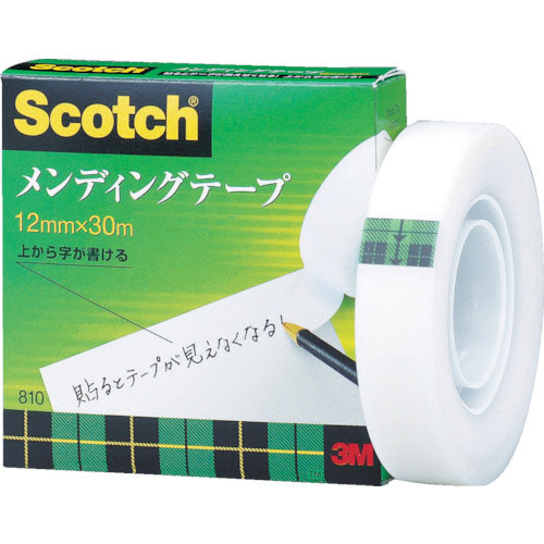 ３Ｍ　メンディングテープ　１２ｍｍＸ３０ｍ　巻芯径２５ｍｍ＿