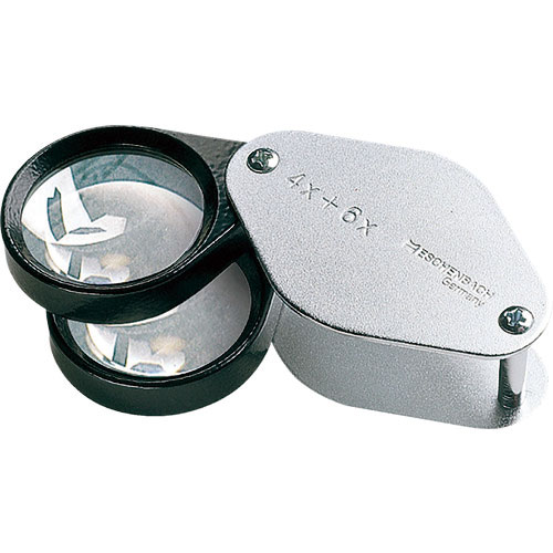 エッシェンバッハ　精密繰り出しルーペ４倍＋６倍＿