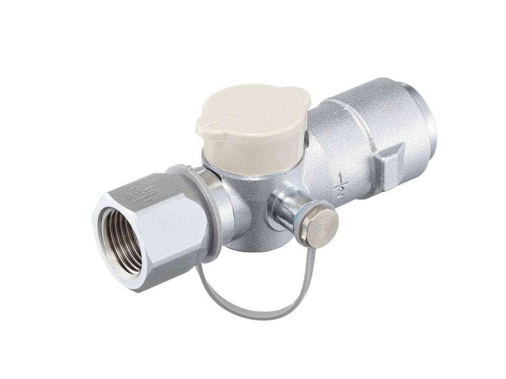 検査孔つきフレキＵＩガス栓　Ｇ３３１ＤＰ５－２０