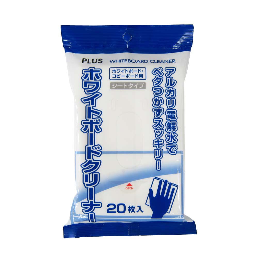 プラス　ホワイトボードクリーナー　２０シート入り　ＷＣＬ－４２３４１８
