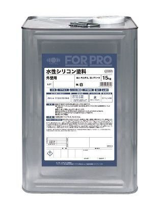 業務用塗料　ＦＯＲＰＲＯ　水性シリコン塗料　白　１５ｋｇ