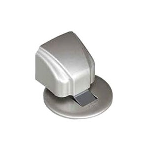 マグネットドアストッパー　プッシュロック　シルバー