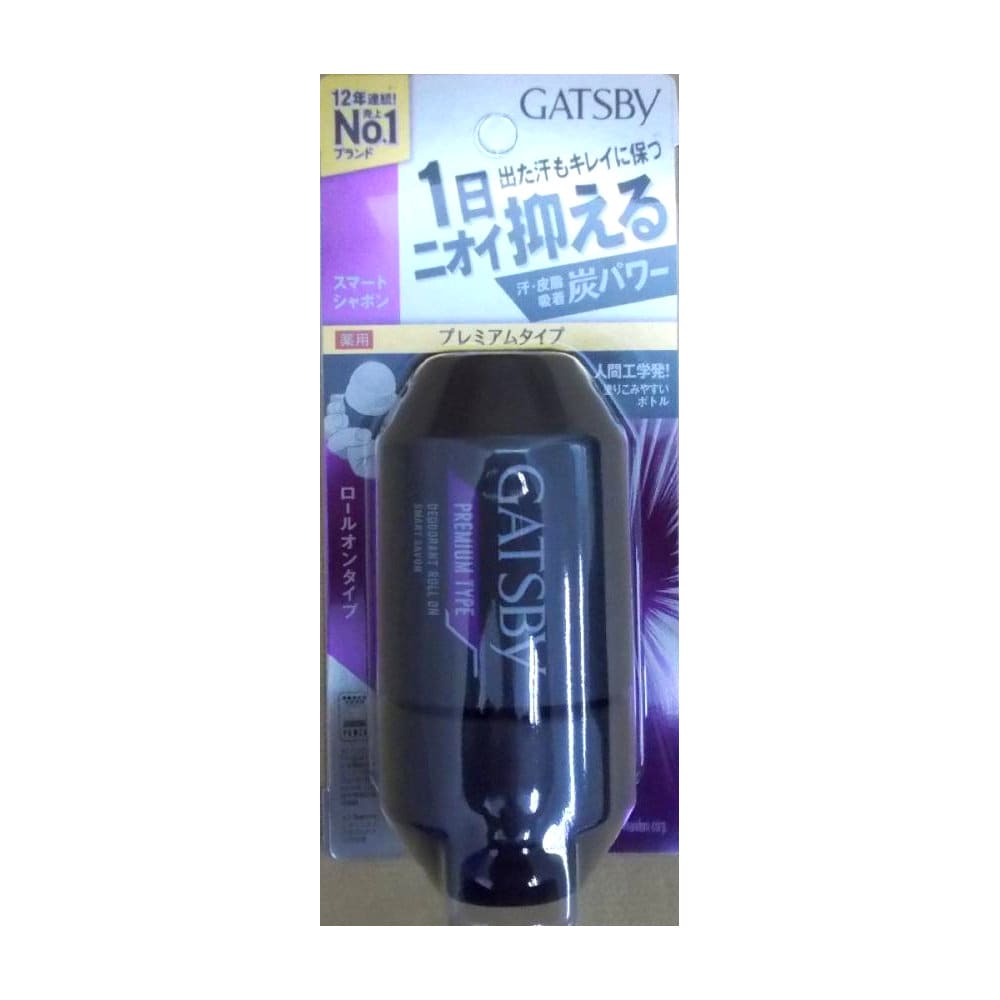 マンダム　ギャツビー　プレミアムデオロールオン　スマートシャボン