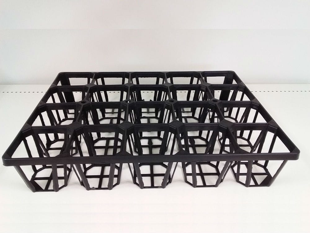 システムトレー１０．５ｃｍ　２０穴　黒